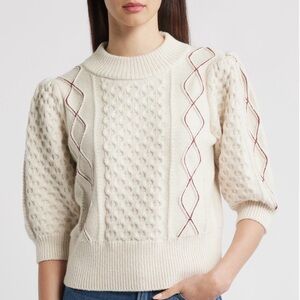 Addy Cable Stitch Sweater NWT